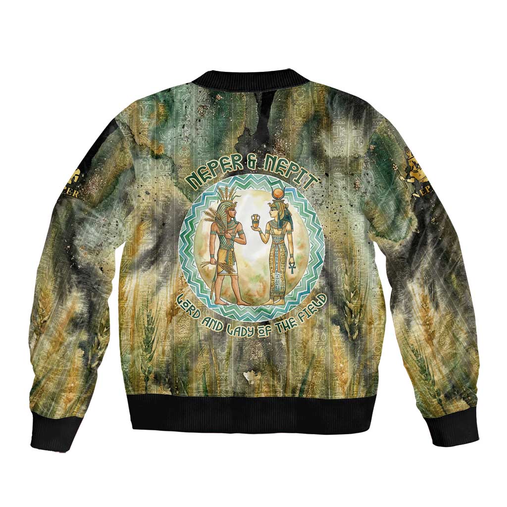 Neper and Nepit Bomber Jacket Ancient Egyptian Seed Awakening and Fertility