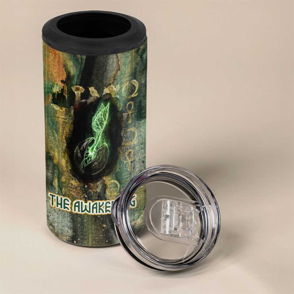 Neper and Nepit 4 in 1 Can Cooler Tumbler Ancient Egyptian Seed Awakening and Fertility