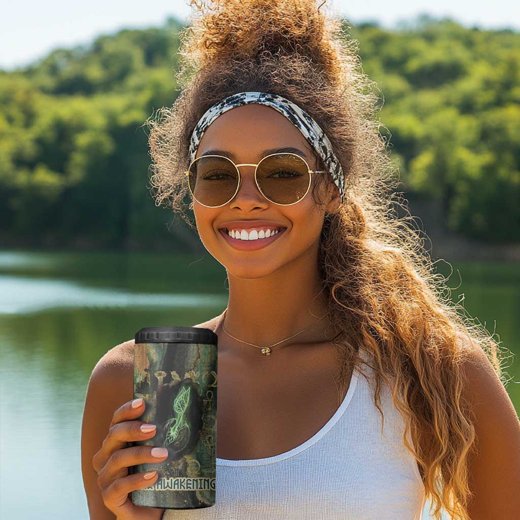 Neper and Nepit 4 in 1 Can Cooler Tumbler Ancient Egyptian Seed Awakening and Fertility