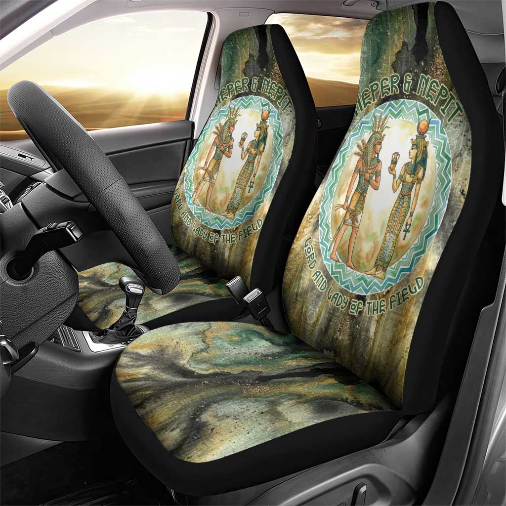 Neper and Nepit Car Seat Cover Ancient Egyptian Seed Awakening and Fertility