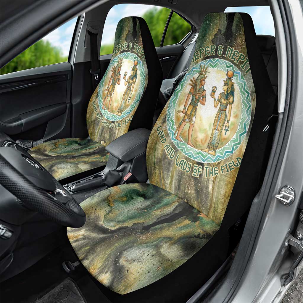 Neper and Nepit Car Seat Cover Ancient Egyptian Seed Awakening and Fertility