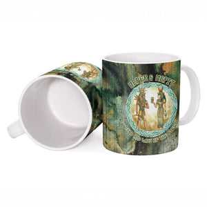 Neper and Nepit Ceramic Mug Ancient Egyptian Seed Awakening and Fertility