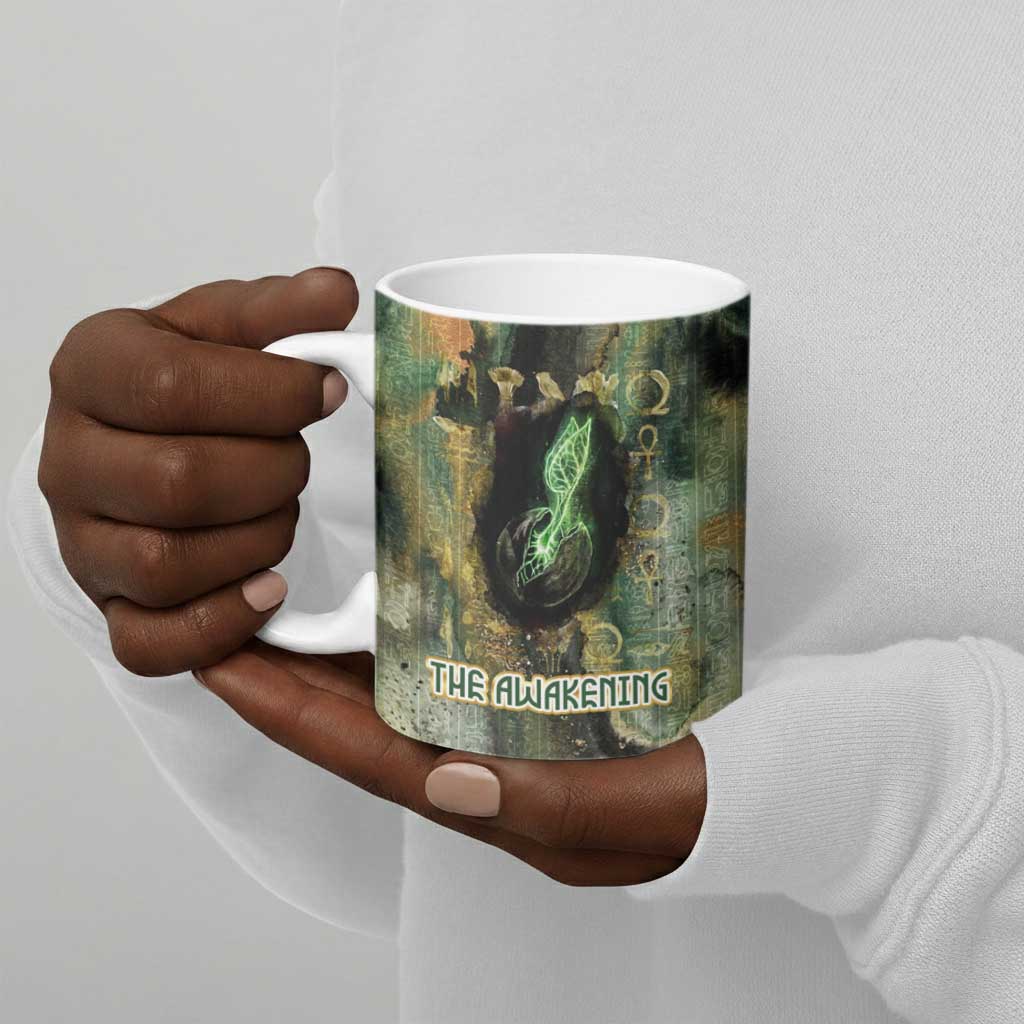 Neper and Nepit Ceramic Mug Ancient Egyptian Seed Awakening and Fertility