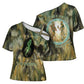 Neper and Nepit Cross Shoulder Shirt Ancient Egyptian Seed Awakening and Fertility