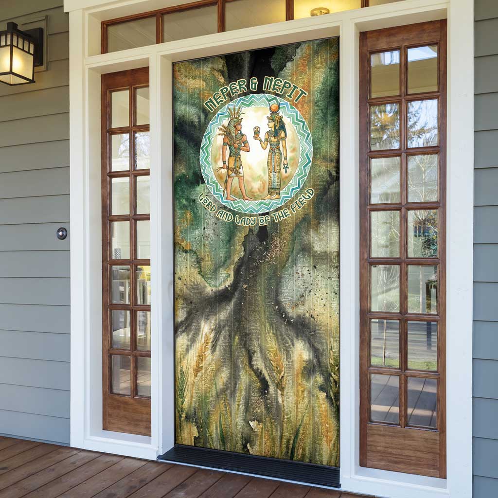 Neper and Nepit Door Cover Ancient Egyptian Seed Awakening and Fertility