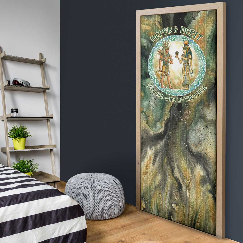 Neper and Nepit Door Cover Ancient Egyptian Seed Awakening and Fertility