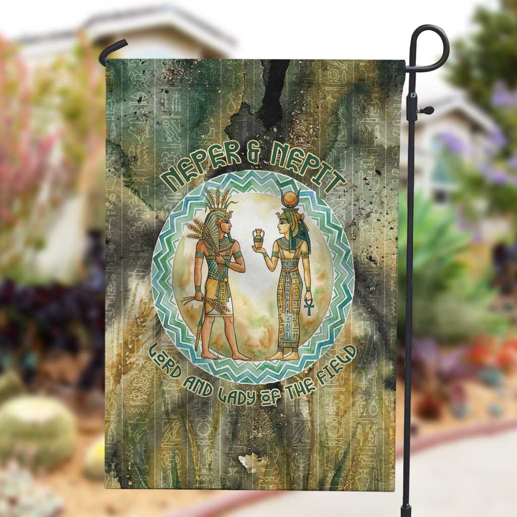 Neper and Nepit Garden Flag Ancient Egyptian Seed Awakening and Fertility