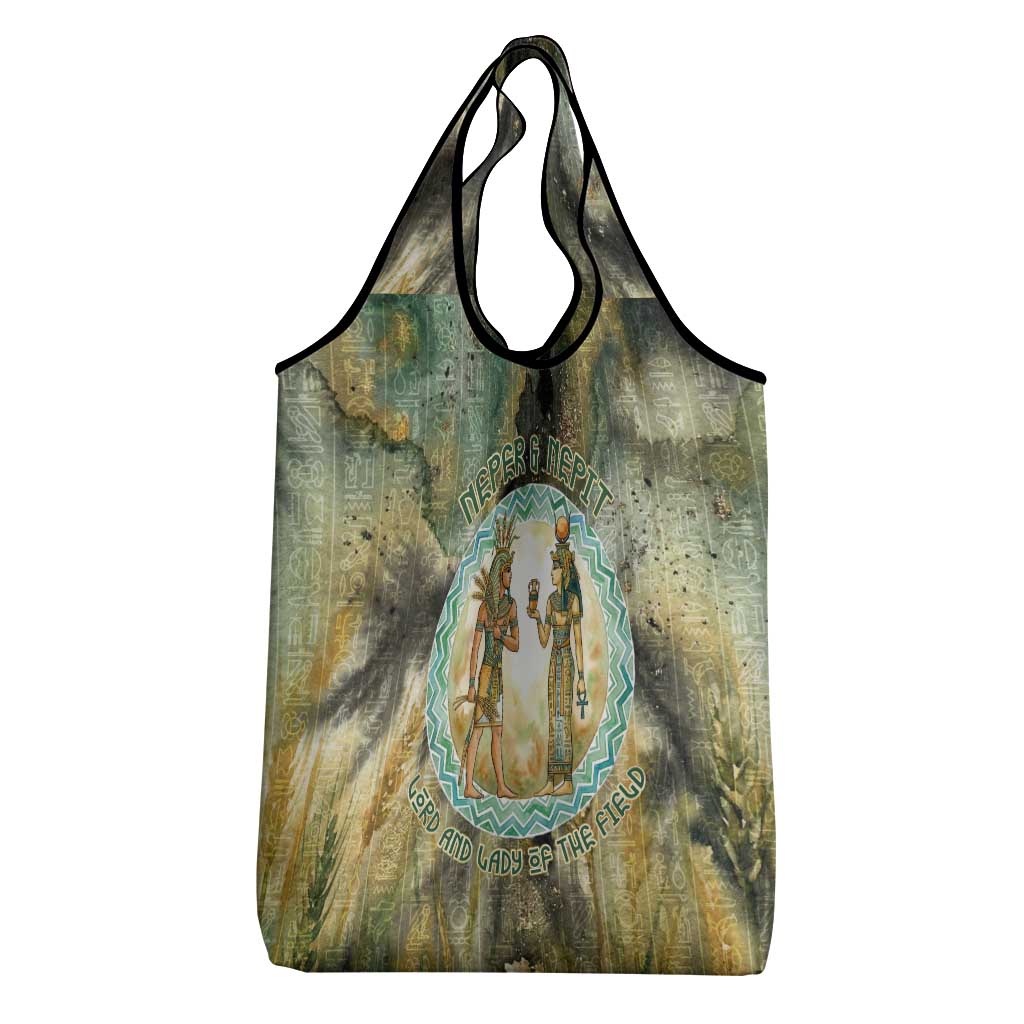 Neper and Nepit Grocery Bag Ancient Egyptian Seed Awakening and Fertility