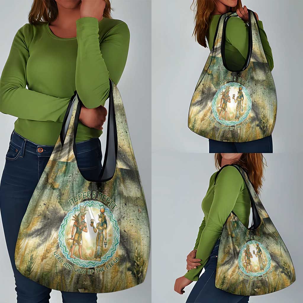 Neper and Nepit Grocery Bag Ancient Egyptian Seed Awakening and Fertility