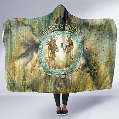 Neper and Nepit Hooded Blanket Ancient Egyptian Seed Awakening and Fertility
