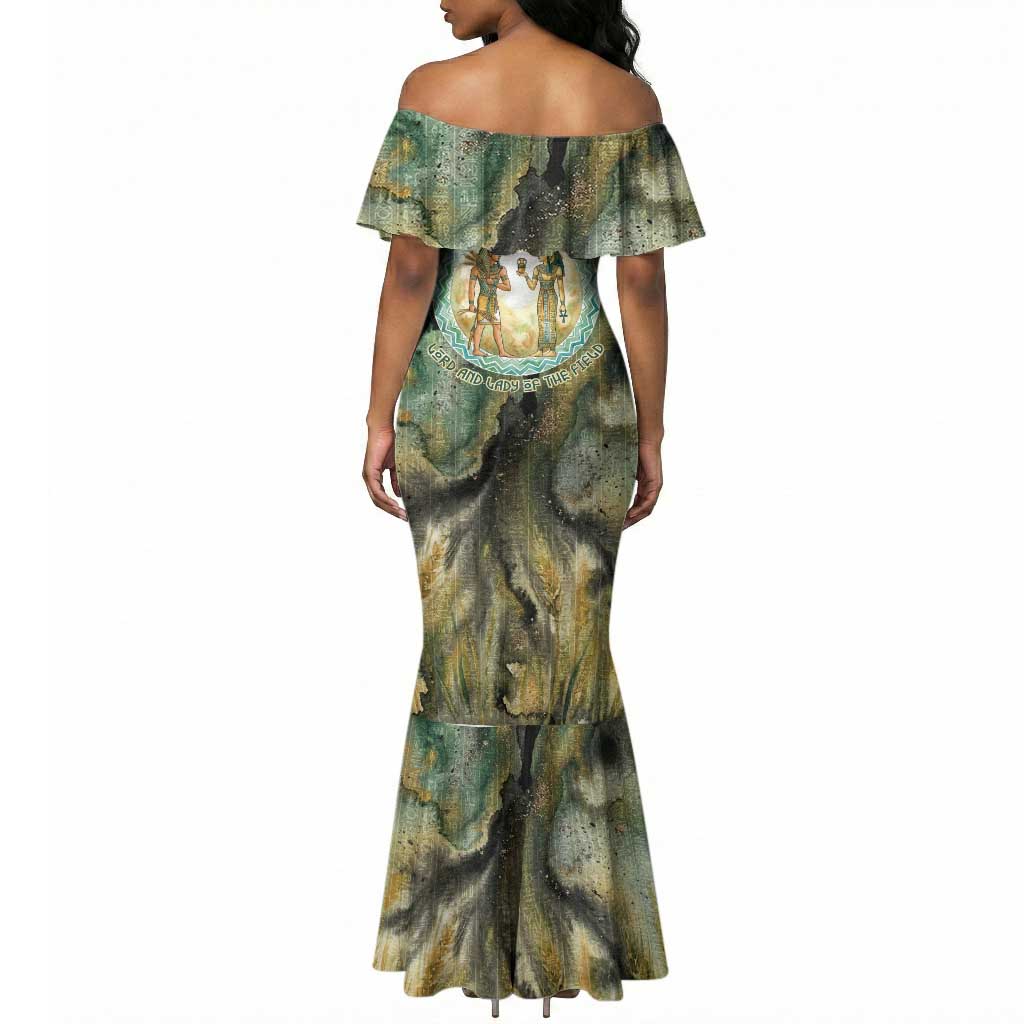 Neper and Nepit Mermaid Dress Ancient Egyptian Seed Awakening and Fertility