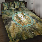 Neper and Nepit Quilt Bed Set Ancient Egyptian Seed Awakening and Fertility