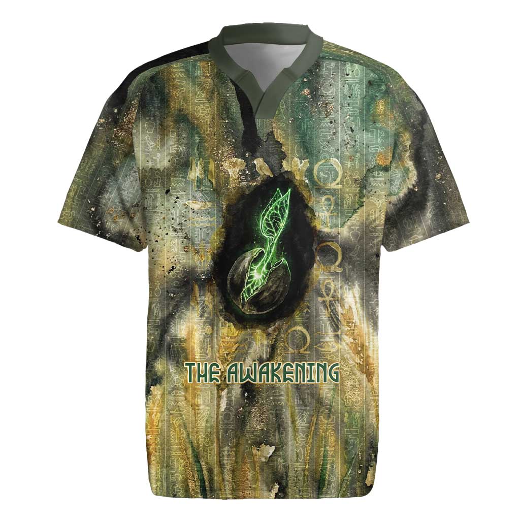 Neper and Nepit Rugby Jersey Ancient Egyptian Seed Awakening and Fertility