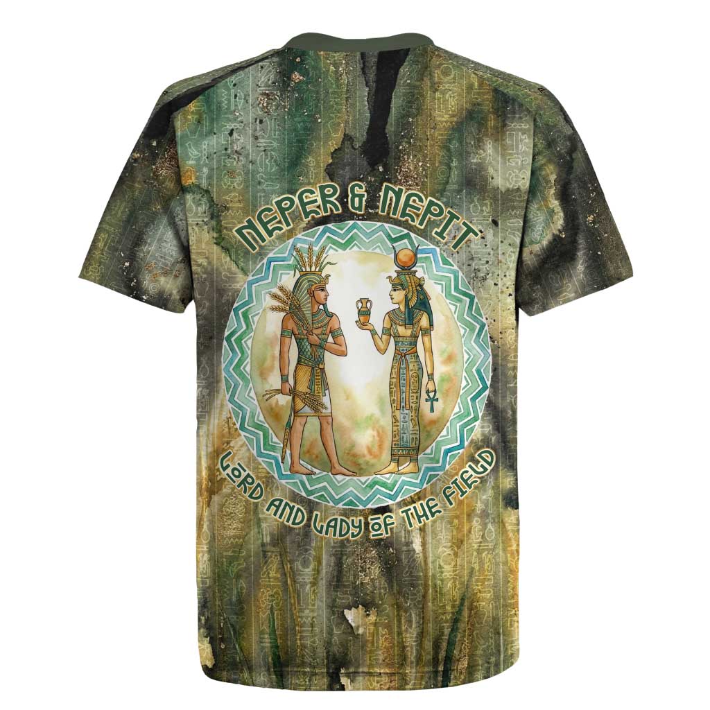 Neper and Nepit Rugby Jersey Ancient Egyptian Seed Awakening and Fertility
