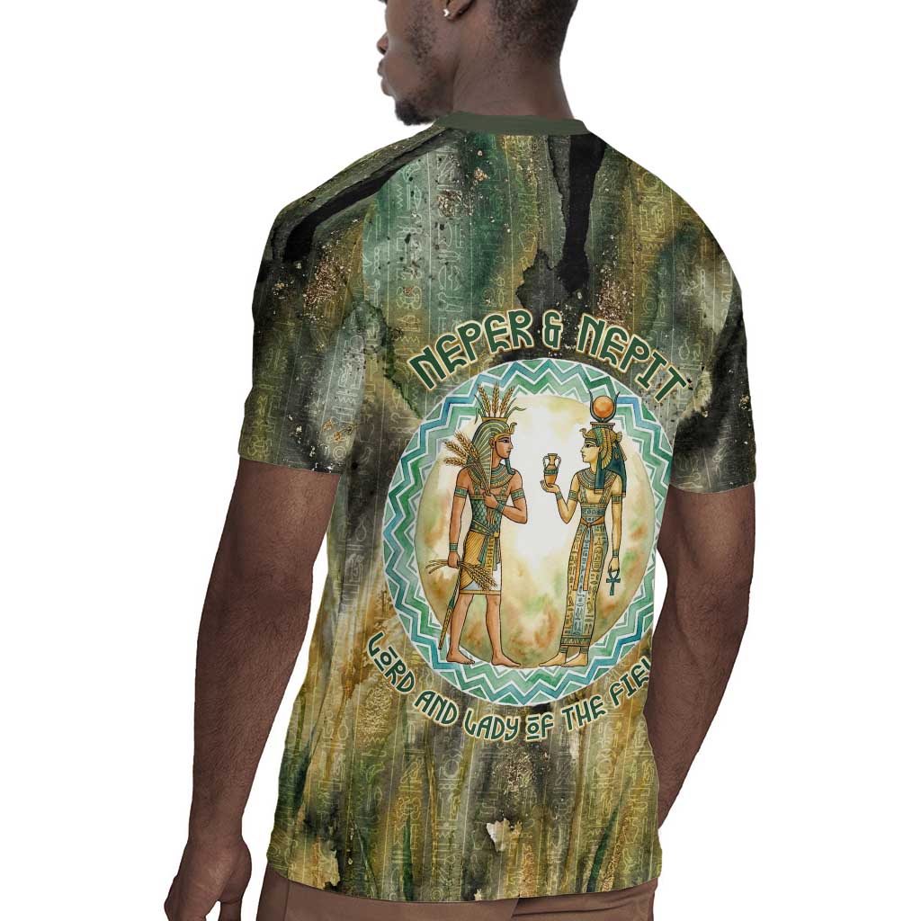 Neper and Nepit Rugby Jersey Ancient Egyptian Seed Awakening and Fertility