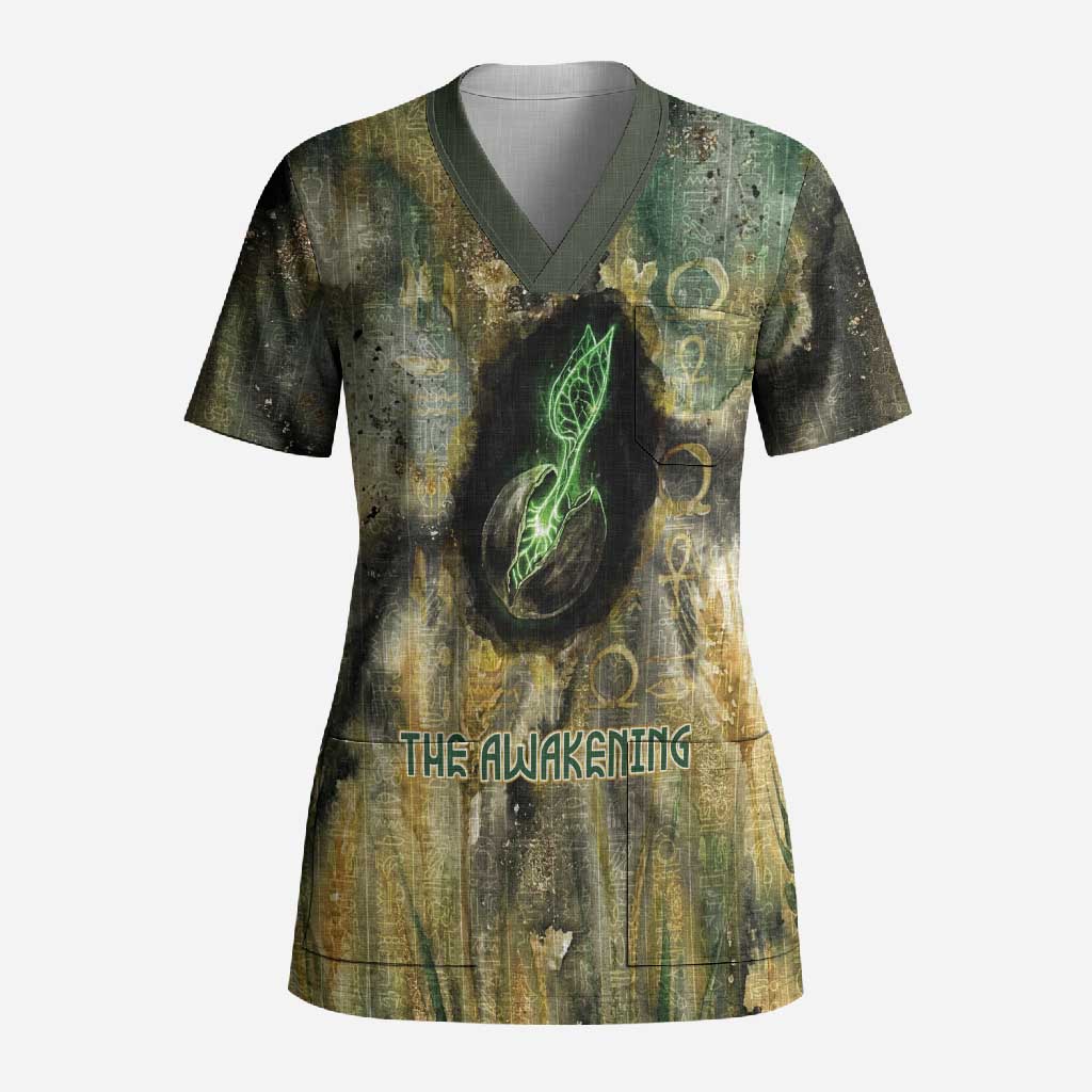 Neper and Nepit Scrub Top Ancient Egyptian Seed Awakening and Fertility