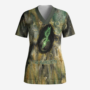 Neper and Nepit Scrub Top Ancient Egyptian Seed Awakening and Fertility