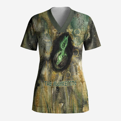 Neper and Nepit Scrub Top Ancient Egyptian Seed Awakening and Fertility