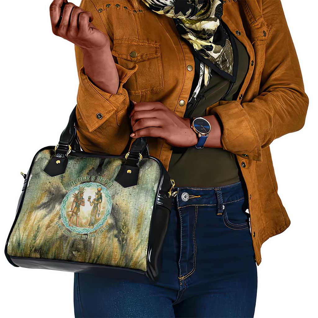 Neper and Nepit Shoulder Handbag Ancient Egyptian Seed Awakening and Fertility