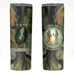 Neper and Nepit Skinny Tumbler Ancient Egyptian Seed Awakening and Fertility