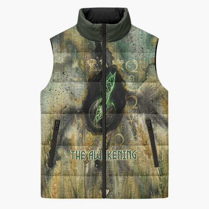 Neper and Nepit Sleeveless Puffer Jacket Ancient Egyptian Seed Awakening and Fertility