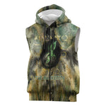 Neper and Nepit Sleeveless Zip Hoodie Ancient Egyptian Seed Awakening and Fertility