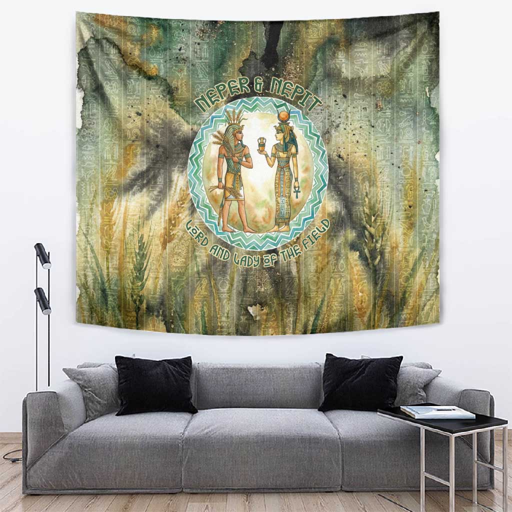 Neper and Nepit Tapestry Ancient Egyptian Seed Awakening and Fertility