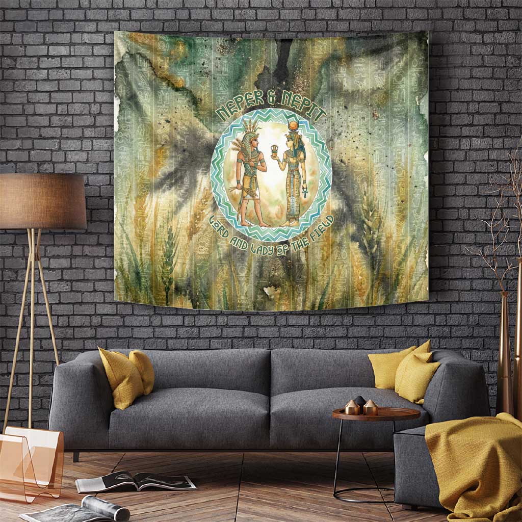 Neper and Nepit Tapestry Ancient Egyptian Seed Awakening and Fertility
