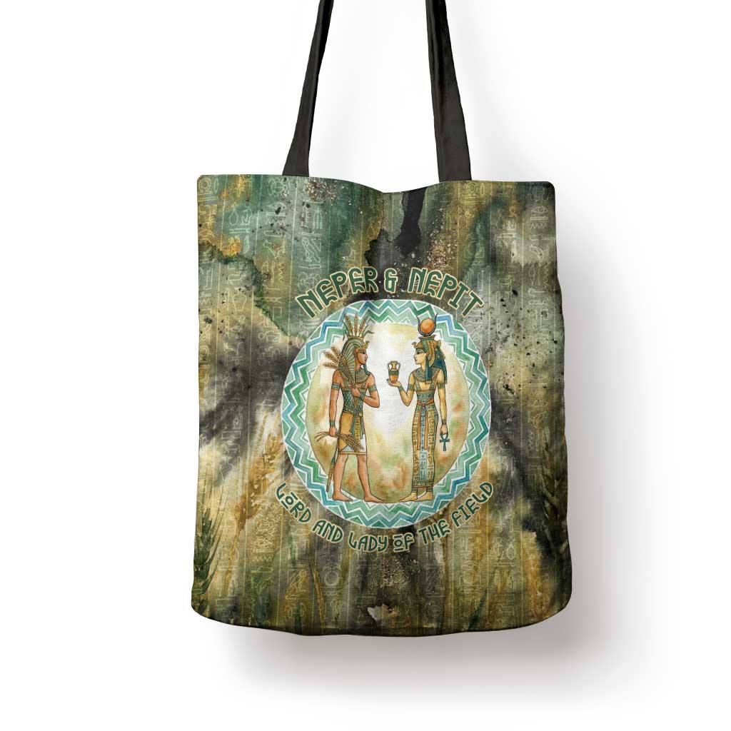 Neper and Nepit Tote Bag Ancient Egyptian Seed Awakening and Fertility