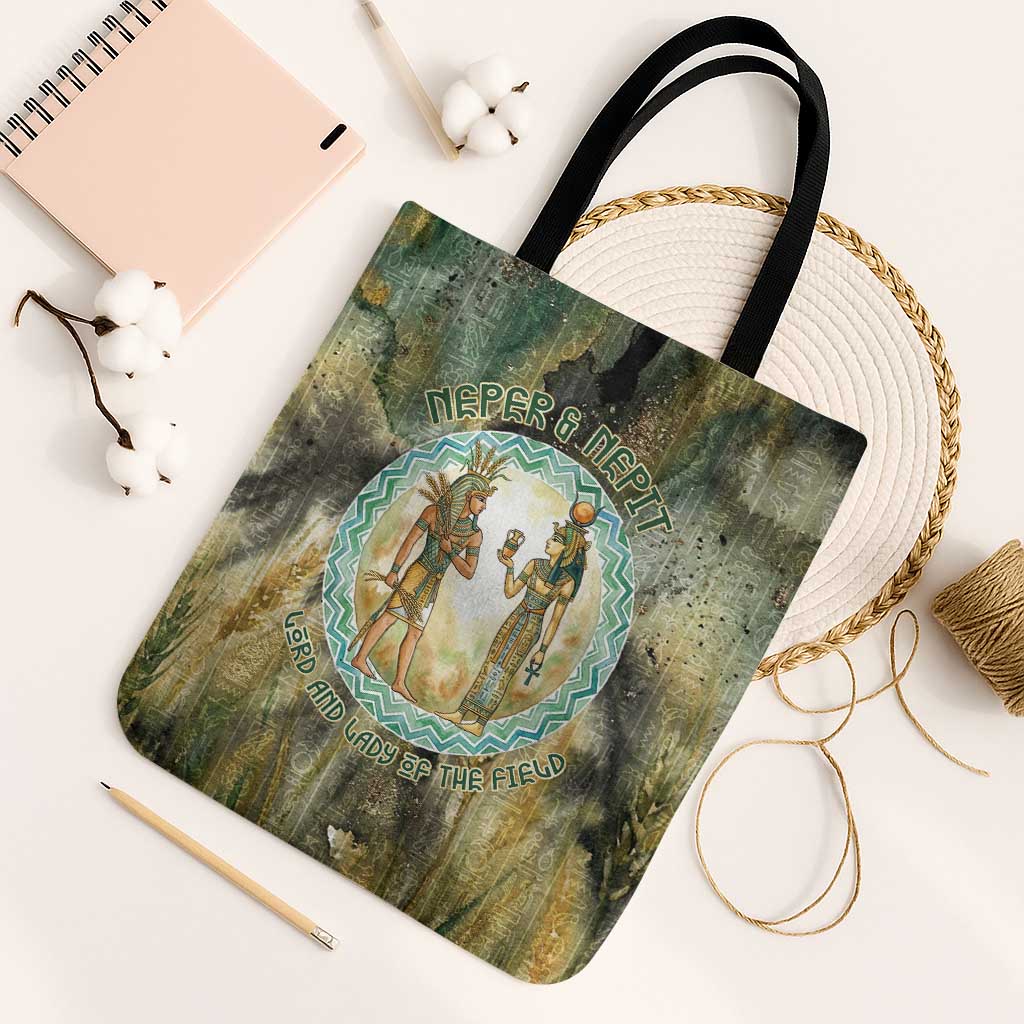 Neper and Nepit Tote Bag Ancient Egyptian Seed Awakening and Fertility