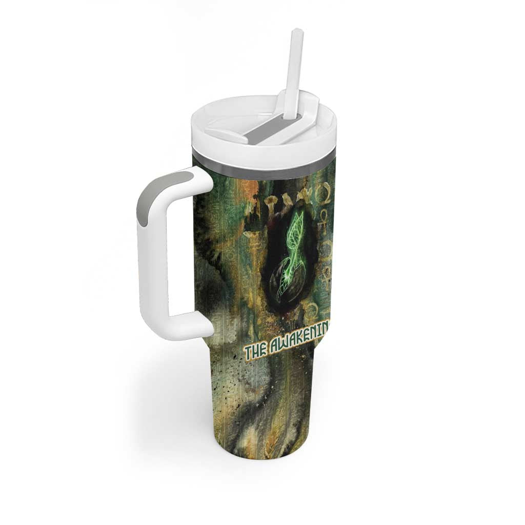 Neper and Nepit Tumbler With Handle Ancient Egyptian Seed Awakening and Fertility