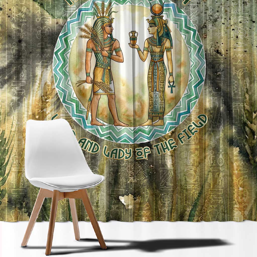Neper and Nepit Window Curtain Ancient Egyptian Seed Awakening and Fertility