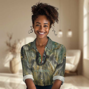 Neper and Nepit Women Casual Shirt Ancient Egyptian Seed Awakening and Fertility