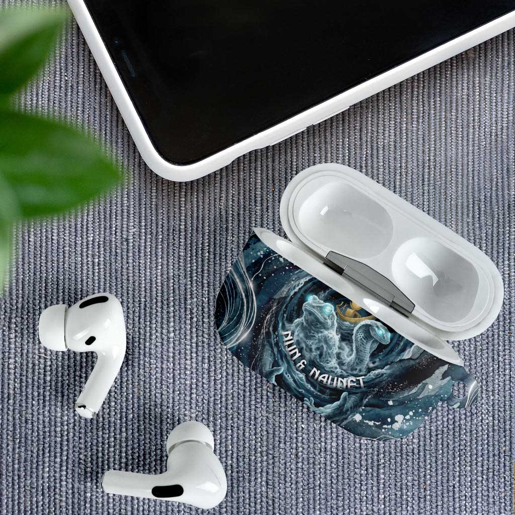 Egypt Nun and Naunet AirPods Case Primordial Water Gods Cosmic Ocean Infinite Waves