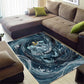 Egypt Nun and Naunet Area Rug Primordial Water Gods Cosmic Ocean Infinite Waves