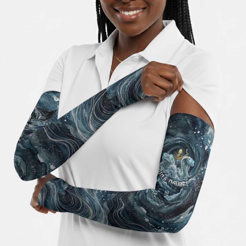 Egypt Nun and Naunet Arm Sleeves Primordial Water Gods Cosmic Ocean Infinite Waves