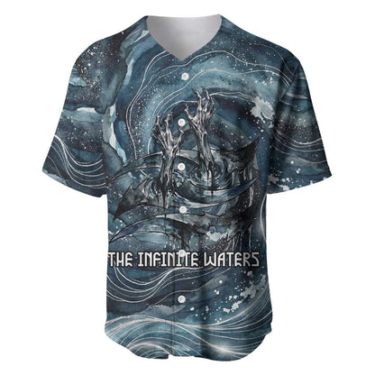 Egypt Nun and Naunet Baseball Jersey Primordial Water Gods Cosmic Ocean Infinite Waves