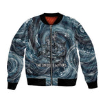 Egypt Nun and Naunet Bomber Jacket Primordial Water Gods Cosmic Ocean Infinite Waves