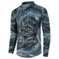 Egypt Nun and Naunet Button Sweatshirt Primordial Water Gods Cosmic Ocean Infinite Waves