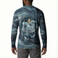 Egypt Nun and Naunet Button Sweatshirt Primordial Water Gods Cosmic Ocean Infinite Waves