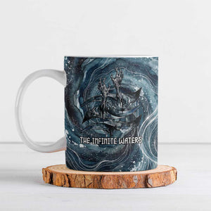 Egypt Nun and Naunet Ceramic Mug Primordial Water Gods Cosmic Ocean Infinite Waves
