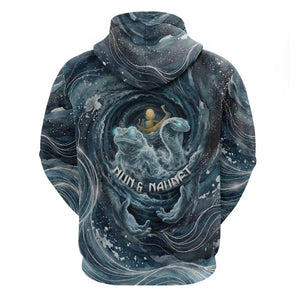 Egypt Nun and Naunet Hoodie Primordial Water Gods Cosmic Ocean Infinite Waves