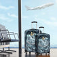 Egypt Nun and Naunet Luggage Cover Primordial Water Gods Cosmic Ocean Infinite Waves