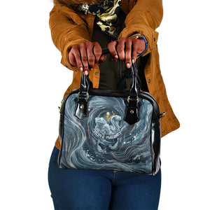 Egypt Nun and Naunet Shoulder Handbag Primordial Water Gods Cosmic Ocean Infinite Waves