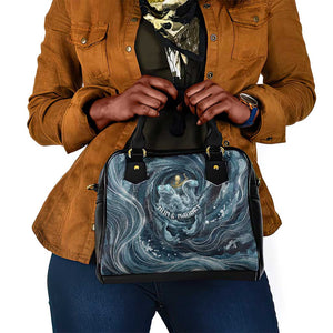 Egypt Nun and Naunet Shoulder Handbag Primordial Water Gods Cosmic Ocean Infinite Waves