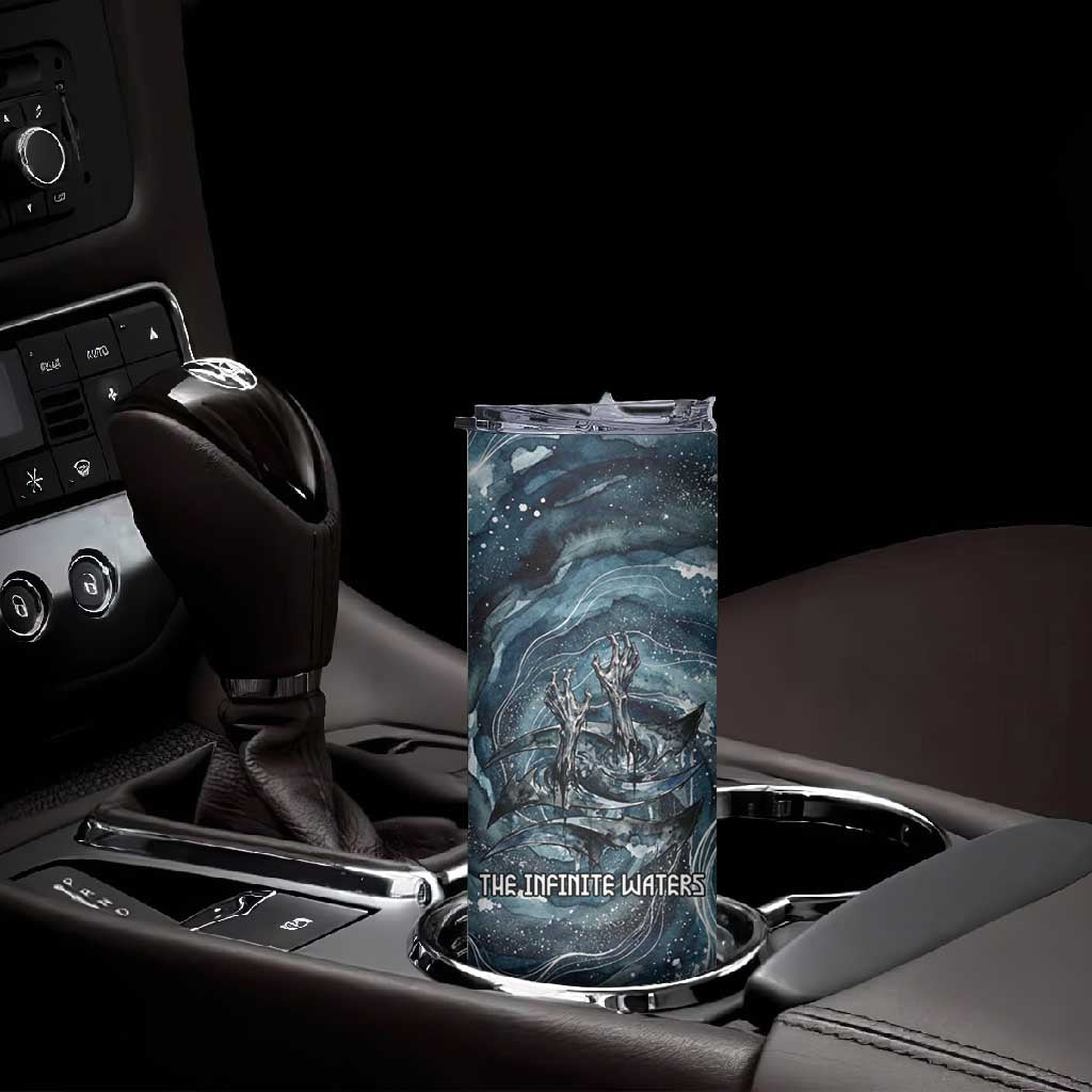 Egypt Nun and Naunet Skinny Tumbler Primordial Water Gods Cosmic Ocean Infinite Waves