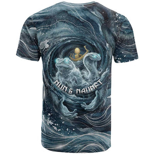 Egypt Nun and Naunet T shirt Primordial Water Gods Cosmic Ocean Infinite Waves