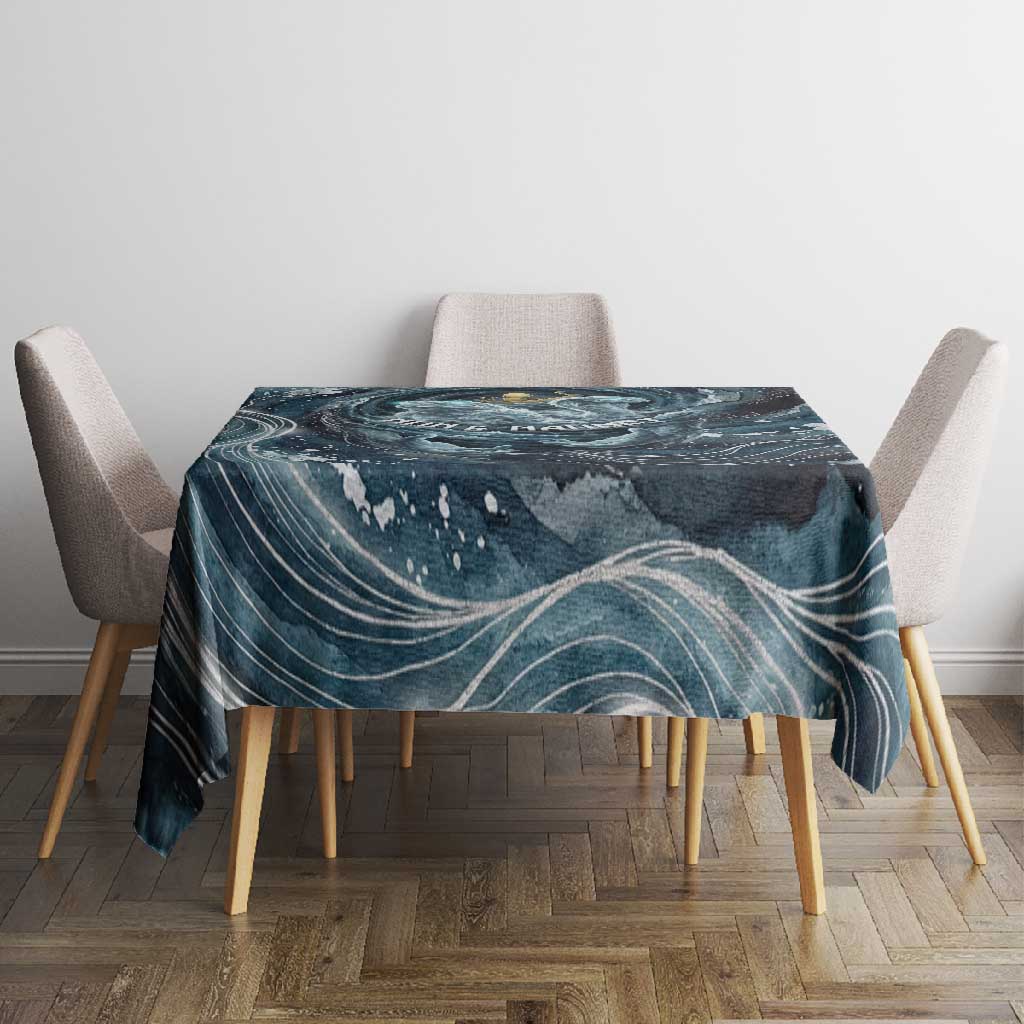 Egypt Nun and Naunet Tablecloth Primordial Water Gods Cosmic Ocean Infinite Waves