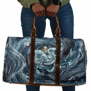 Egypt Nun and Naunet Travel Bag Primordial Water Gods Cosmic Ocean Infinite Waves