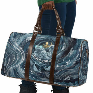 Egypt Nun and Naunet Travel Bag Primordial Water Gods Cosmic Ocean Infinite Waves
